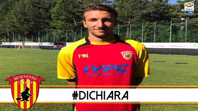 Gianluca Di Chiara per il Benevento, il giocatore ha firmato un quadriennale Gianluca Di Chiara