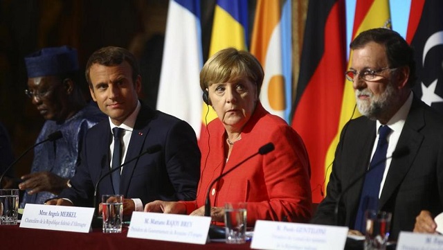 Vertice sui migranti a Parigi, summit presieduto dai big Macron, Merkel e Gentiloni Vertice sui migranti a Parigi, summit presieduto dai big Macron, Merkel e Gentiloni