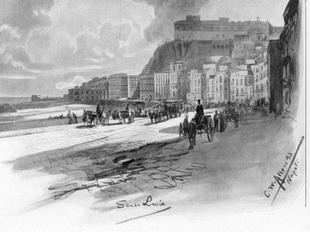 Napoli capitale della moda- Clementine Sandner nel quartiere Santa Lucia-7