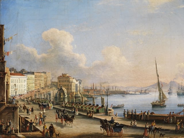 Napoli capitale della moda- Clementine Sandner nel quartiere Santa Lucia-8
