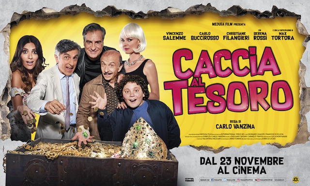 Caccia-al-tesoro-di-Carlo-Vanzina patron De Laurentiis