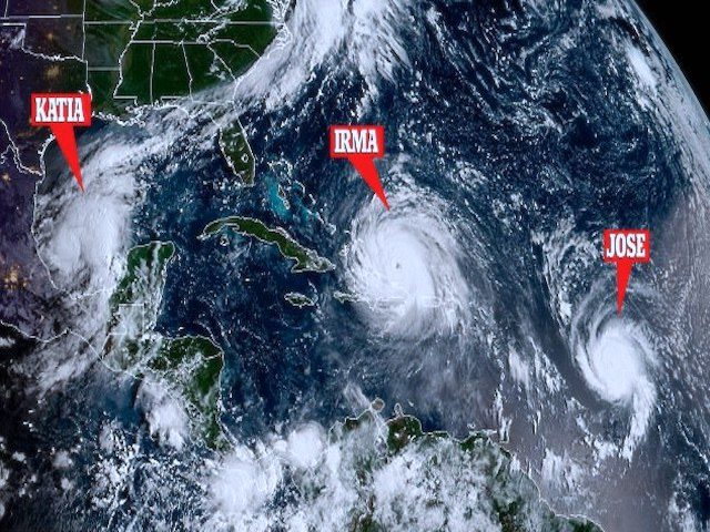 Irma, Jose e Katia-tre uragani nell'atlantico Irma, Jose e Katia-tre uragani nell'atlantico
