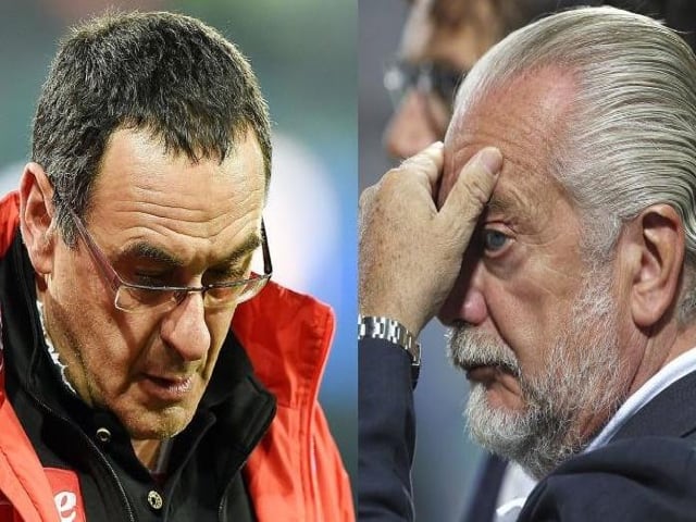 Sarri - De Laurentiis, forse, domani l'incontro tra i due primi attori del Napoli-1 Sarri - De Laurentiis, forse, domani l'incontro tra i due primi attori del Napoli-1