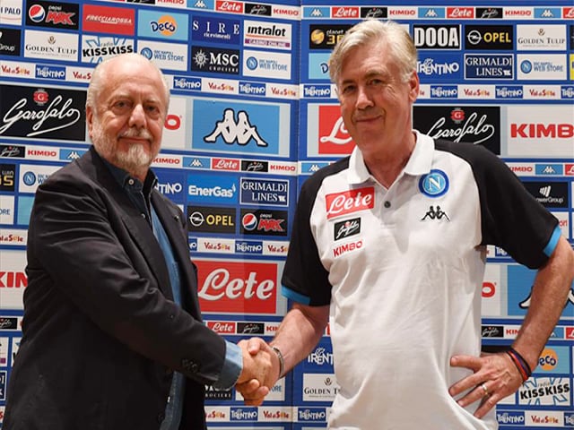 De Laurentiis, molto colpito dal nuovo tecnico, vuole allungare il contratto di Ancelotti a sei anni-1 De Laurentiis, molto colpito dal nuovo tecnico, vuole allungare il contratto di Ancelotti a sei anni-1