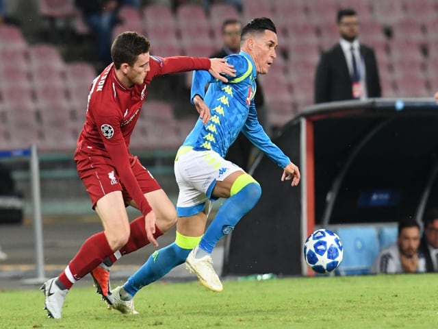 Una rete di Insigne al 90esimo regala il successo al Napoli nella sfida Champions contro il Liverpool Una Una rete di Insigne al 90esimo regala il successo al Napoli nella sfida Champions contro il Liverpool di Insigne al 90esimo regala il successo al Napoli nella sfida Champions contro il Liverpool