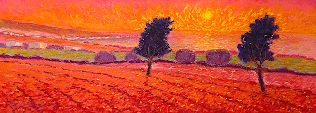 Alfredo Cordova - tramonto pastello tenero