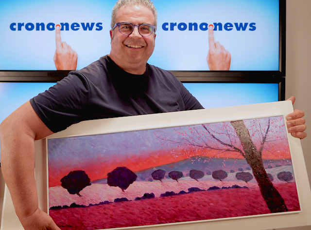 Alfredo Cordova Il Maestro Alfredo Cordova ospite negli studi Crono.news per parlarci della pittura paesaggistica contemporanea