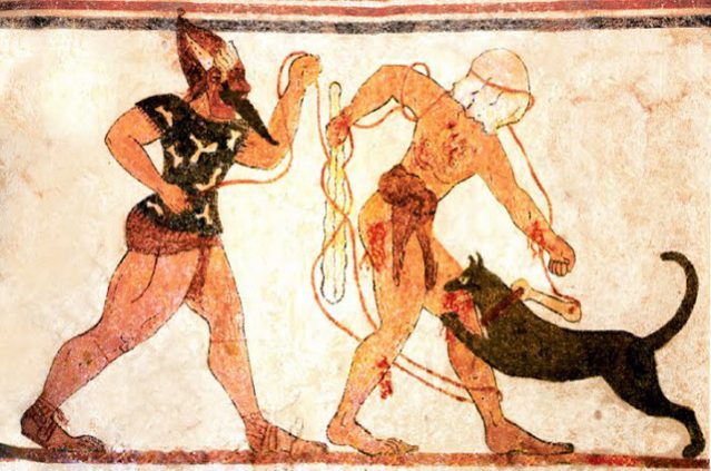 Gladiatorial combat- combattimenti gladiatori tra etruschi e osco-sanniti-header-4