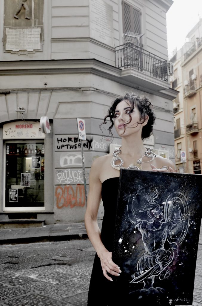 Napoli nel segno di Orione - opera di Marilena Palomba