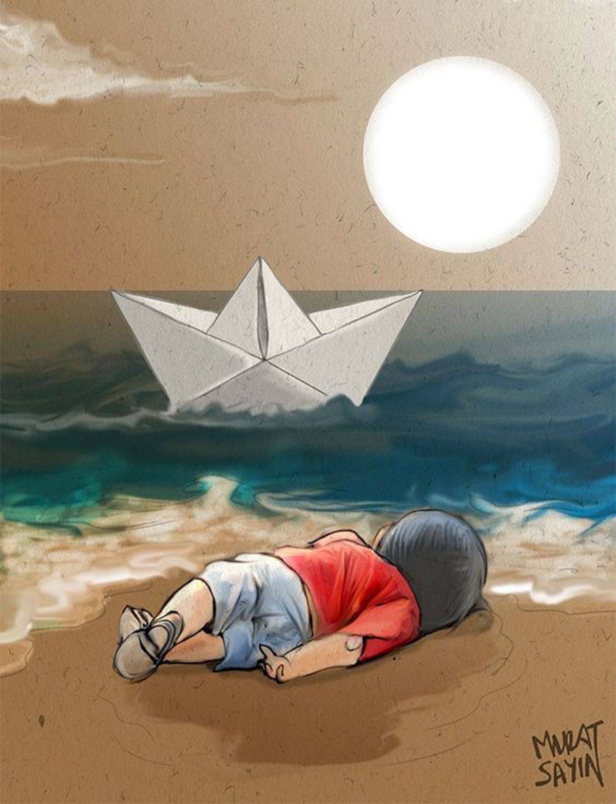 Genocidio - Illustration by Murat Sayin